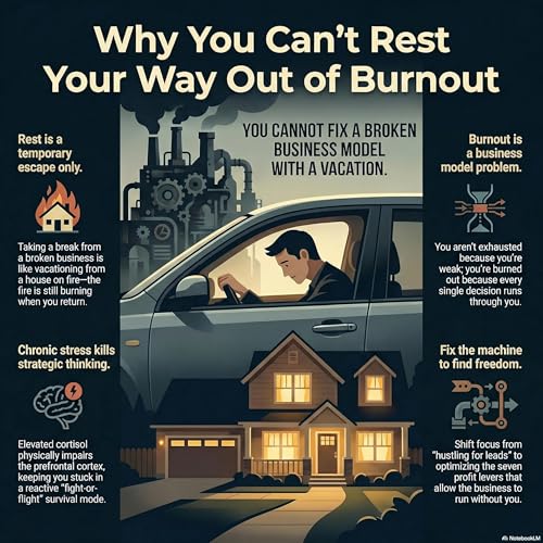 Why Rest Can't Fix Business Owner Burnout (And the One Decision That Changes Everything)