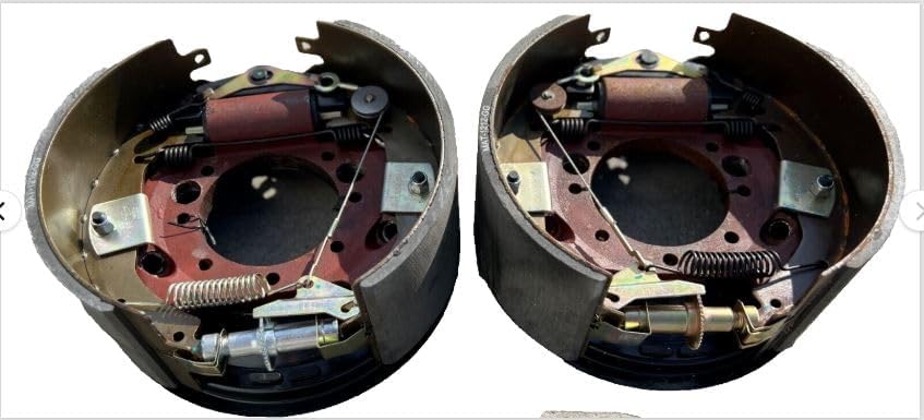 M-PARTS 12-1/4"x5" PAIR Replacement Hydraulic Brake Assemblies for Dexter 12K 12,000 15K 15,000 Heavy Duty Axle