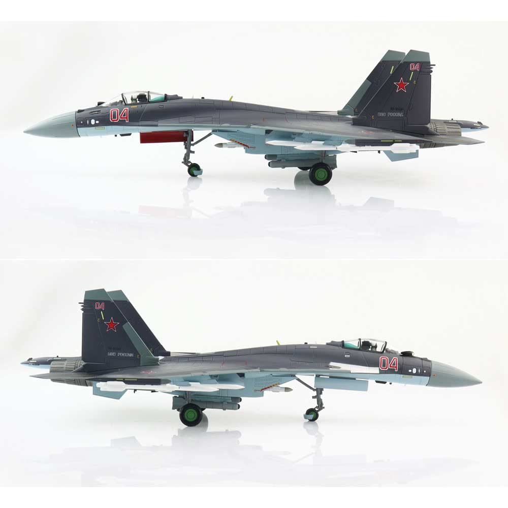 Amazon.com: Hobby Master Su-35S Flanker E Red 04/RF-95241, Russian