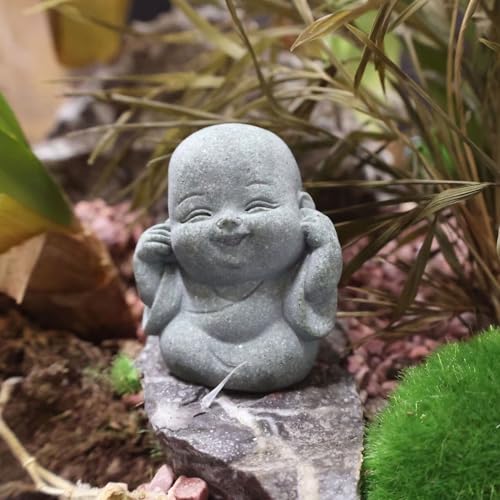 Set 4 Figuras Buda Sonriente Pequeñas para Decoración miniatura 6