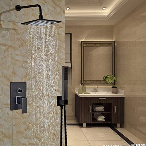 Colonne de douche murale noire pour transformer votre baignoire en spa privé