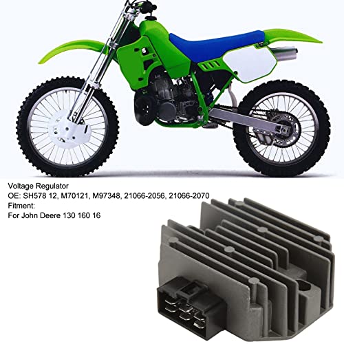 Regulador de tensão, alumínio SH578 12 de alta resistência para John Deere 130 160 165