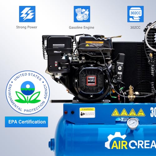 AIRCREATE 9HP Gas Air Compressor