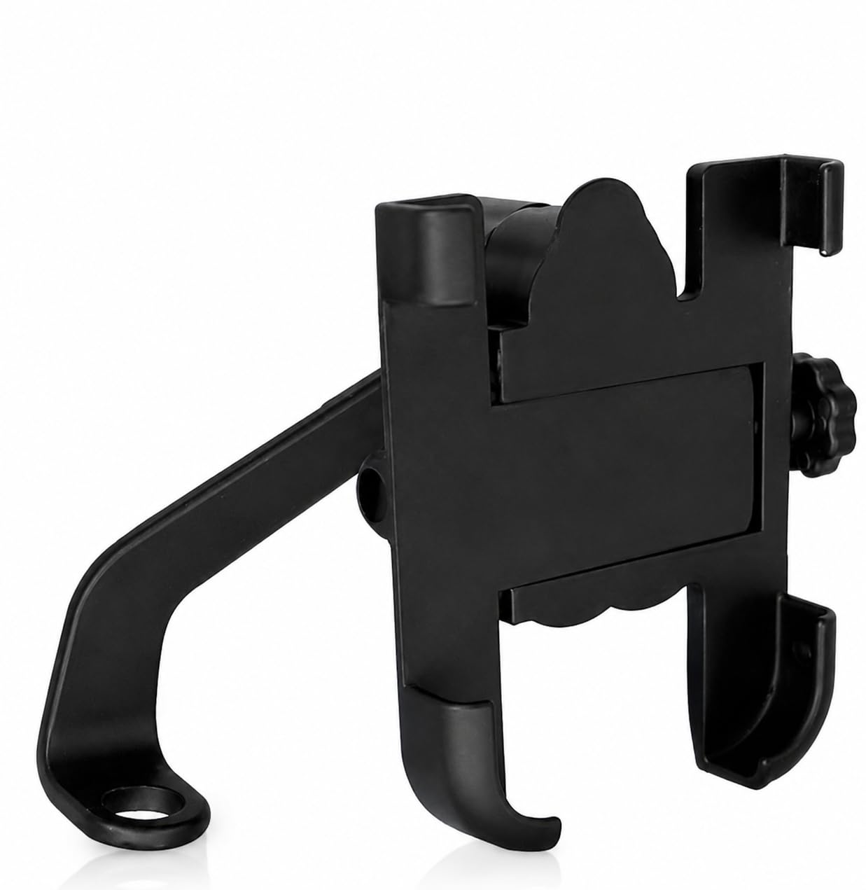 360° Rotatable Metal Bike & Scooty Phone Holder for Activa, Jupiter & All.. | Compatible with All Bikes & Scooters | Full Metal Body | Black Color | Heavy-Duty Build-picture-33