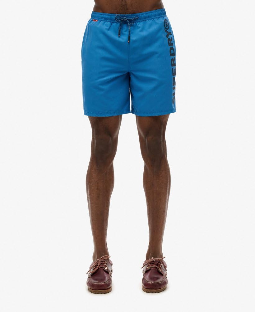 Superdry Sport Graphic 17 - Bañador para hombre, color azul