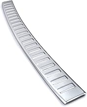 teileplus24 L722 Boot Sill Protector V2A Stainless Steel Compatible with Citroen C4 3 2020-2024 Folded Edge