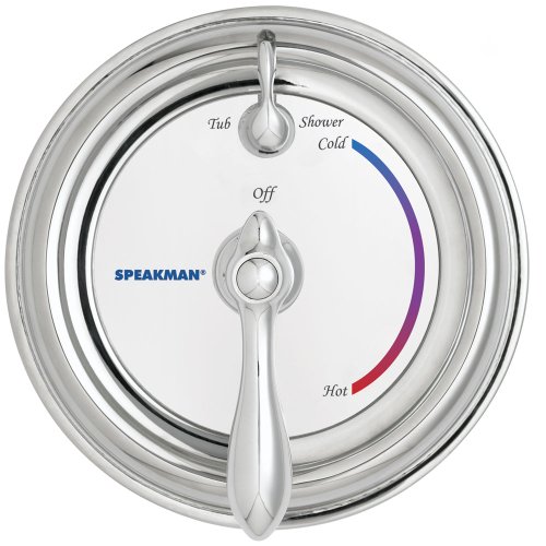Speakman SM-3400 Sentinel Mark II Pressure Balanced Diverter Valve and Trim, Polished Chrome