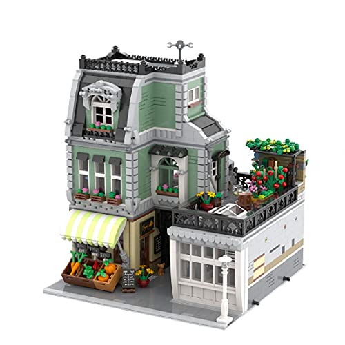 OSoMax Zimmermannsladen Modular Haus Bauset, MOC-59472 Carpenters Shop Kompatibel mit Lego Creator modulares Gebäude…