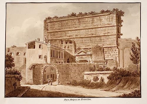 Affiches sur toile 50x70cm Porta Maggiore Agostino Tofanelli sans cadre