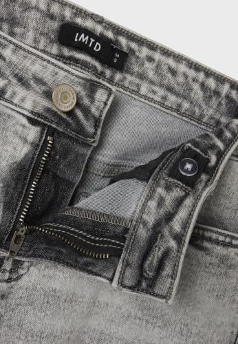Pantalones vaqueros anchos con acabado premium y tejido denon texturizado 7