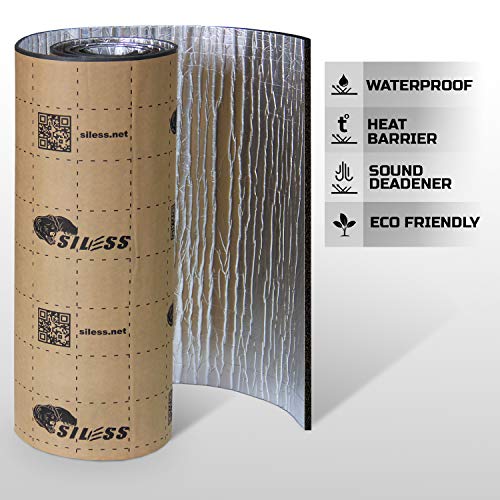Siless Liner 157 mil (4 mm) 36 sqft Aluminum Foil Finish Car Sound Deadening & Heat Insulation Closed Cell Foam - PE Foam Sound Deadener by Siless - Used condition - Image 4