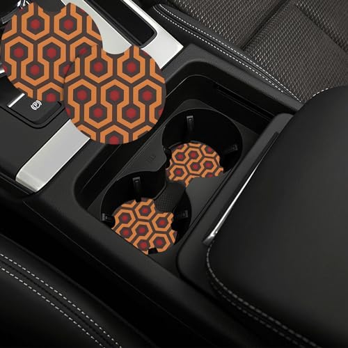 Posavasos para Auto Redondos 2 Piezas Neopreno Absorbente miniatura 3