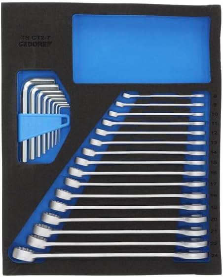 GEDORE TS CT2-7 Combination Wrench and Hex Key Set