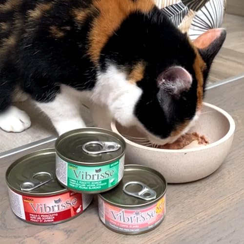 CROCI Vibrisse Thunfisch und Krabbe für Katzen, 140 g