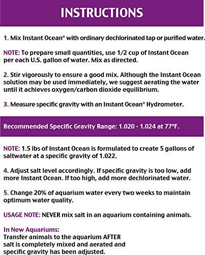 Instant Ocean Sea Salt (160 gal)
