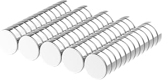 Strong N52 Magnet - 3/8" D x 1/8" H - 60 Pack, Powerful Mini Refrigerator Neodymium Disc Magnet,Mighty Small Rare Earth Magnets for Fridge,DIY,Building,Scientific,Craft,Office Magnets