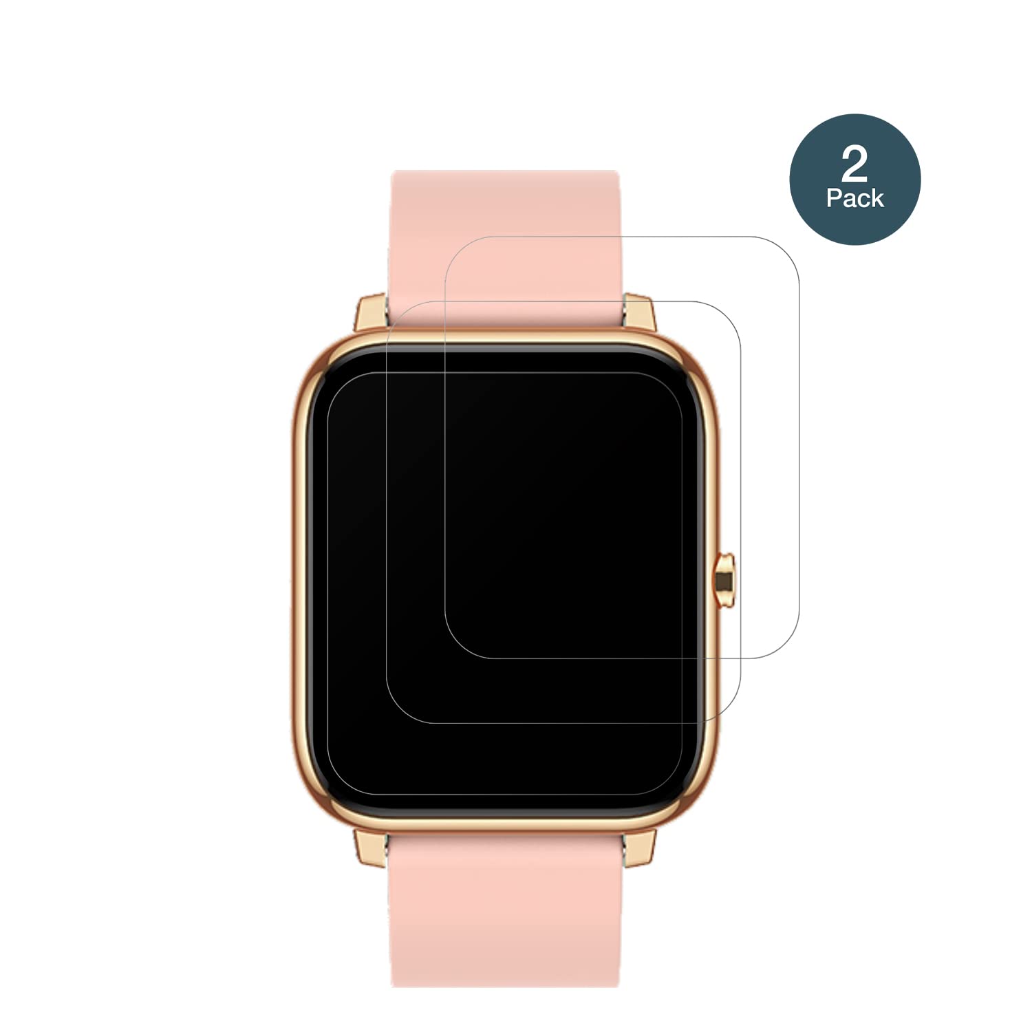 Lashaw - Protector De Visualización Copatible Con Ticwatch Pro 5, Paquete De 3, Protector De