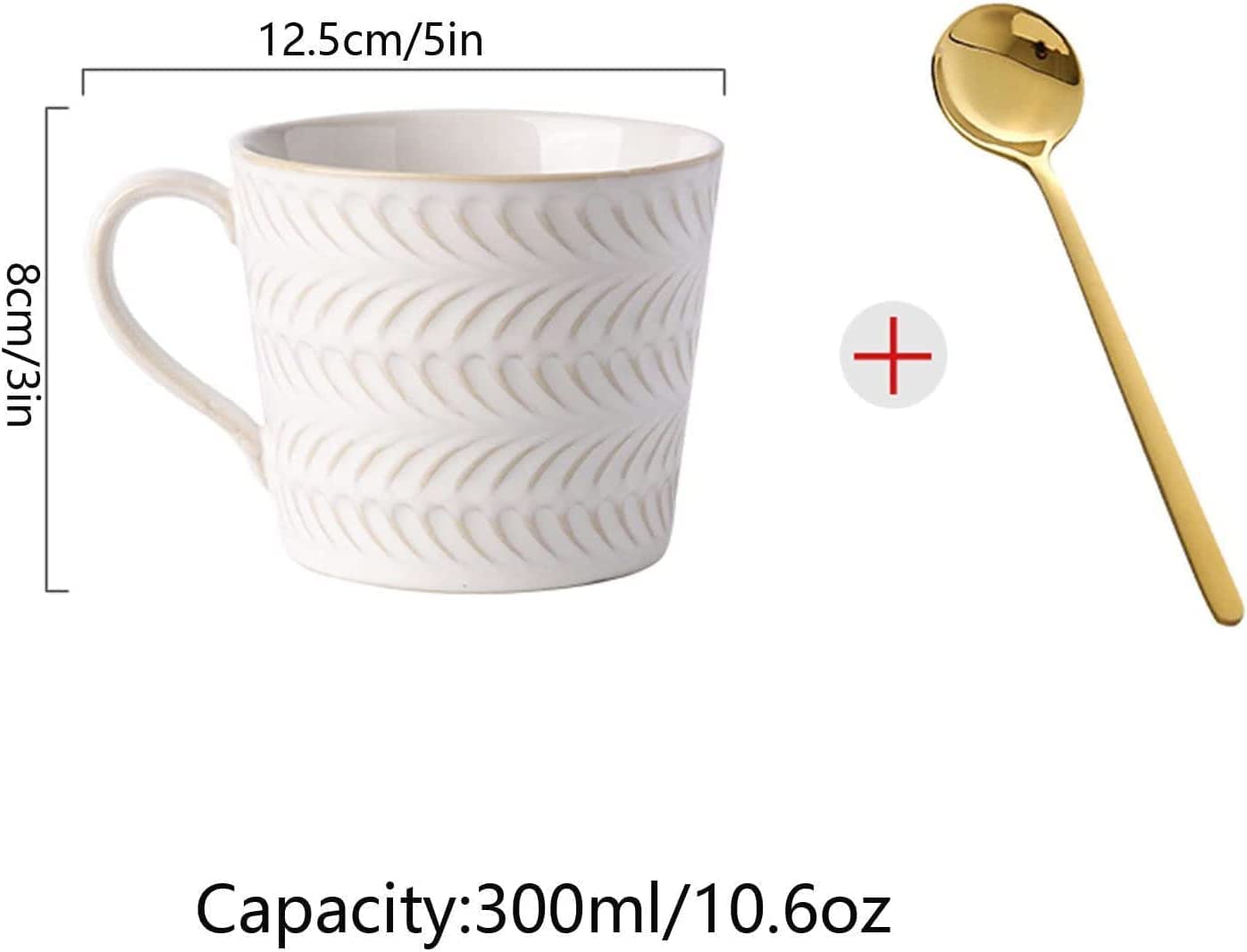Tasses, tasses, tasses domestiques et commerciales, tasses à café, tasse en céramique de couleur unie de 10,6 oz, tasse à thé en porcelaine, tasse avec poignée, for thé expresso latte cappuccino desse
