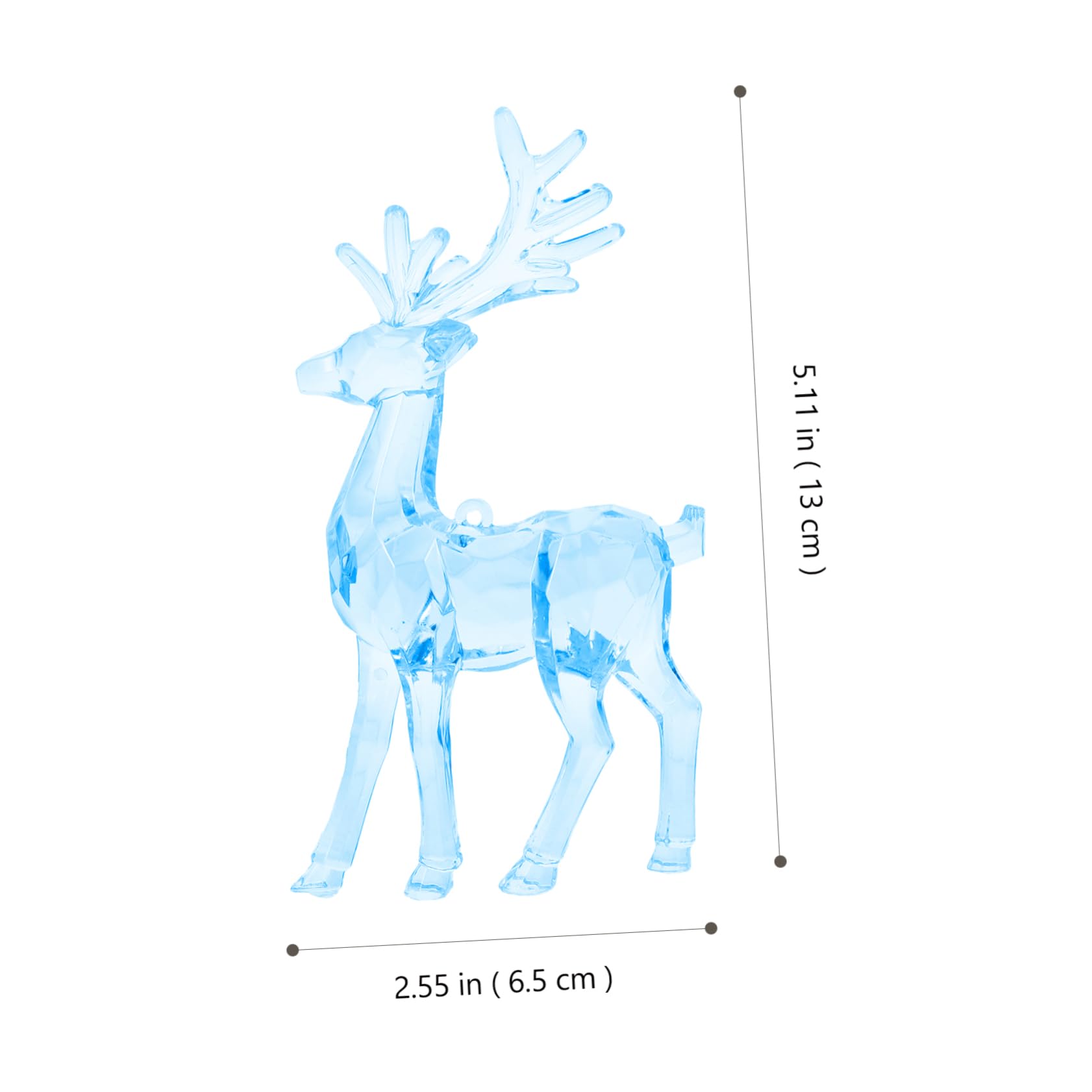 ABOOFAN Set Di 4 Ornamenti Per Albero Di Natale A Forma Di Pendenti in Acrilico A Forma Di Per Decorazioni Natalizie 2 Pezzi * 4