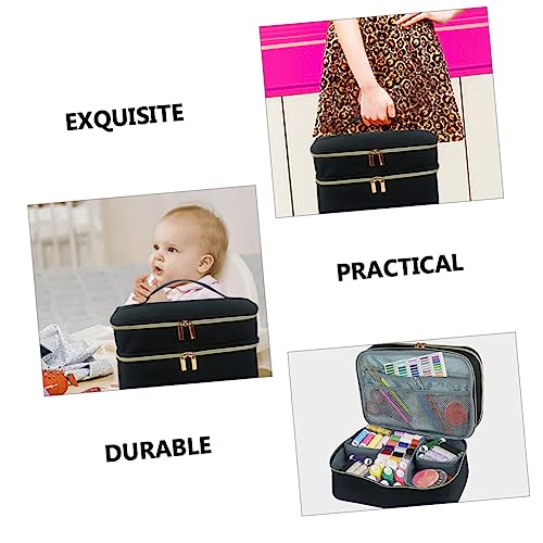 Boîte à couture et trousseau de maquillage au design épuré pour rangement moderne - 6