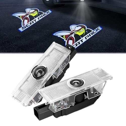 Luz LED para puerta de coche JEBEST 2 unidades miniatura 4