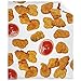Chicken Nuggets Blanket Soft Fleece Flannel Throw Blanket Funny Gifts for Girls Boys Micro Lightweight Warm Cozy for Bed Couch Living Room All Season (M 60