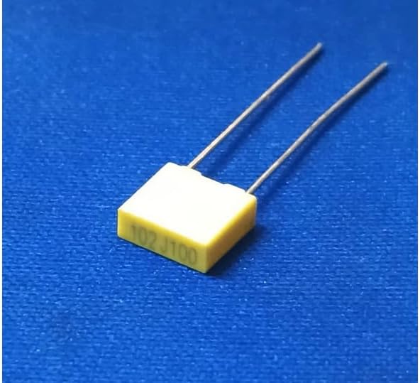 102J100 1nF 100V Box capacitor Plugin,PITCH-5MM (Pack of 5)
