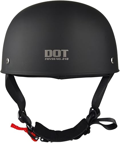 Miniatura 6 de Casco de motocicleta vintage para hombres y mujeres adultos, casco de moto de cara abierta, casco retro medio casco de moda gorra de béisbol casco