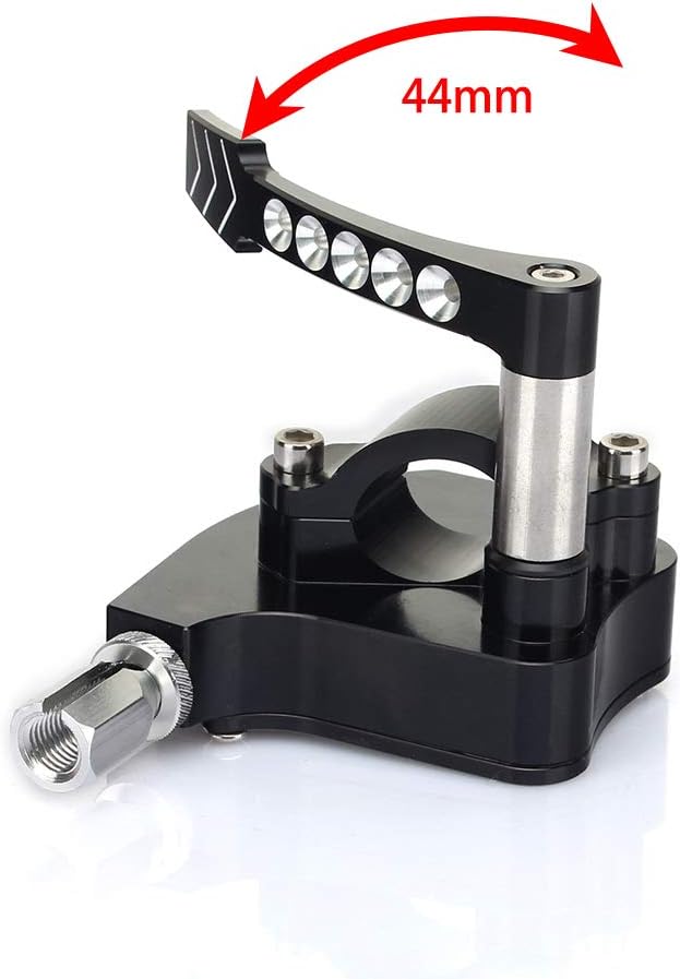 Universal 7/8" Handlebar Thumb Throttle, for Yamaha Banshee 350 Raptor 350 660R 700 YFZ450 Warrior 350 Bear Tracker 250, for Honda, for Suzuki, for Kawasaki, for Arctic Cat, Black