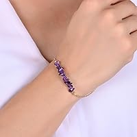 Vista 36 de Gempires Natural Chips Bar Bracelet, Energy Healing Crystals, Birthday, Gift for Her, Gemstone Jewelry 8 inch