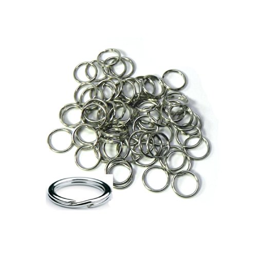 95 Split Ring Fishing Lure, Connectors Stainless Steel Made in the USA (10.92mm Outside 0.430 In)