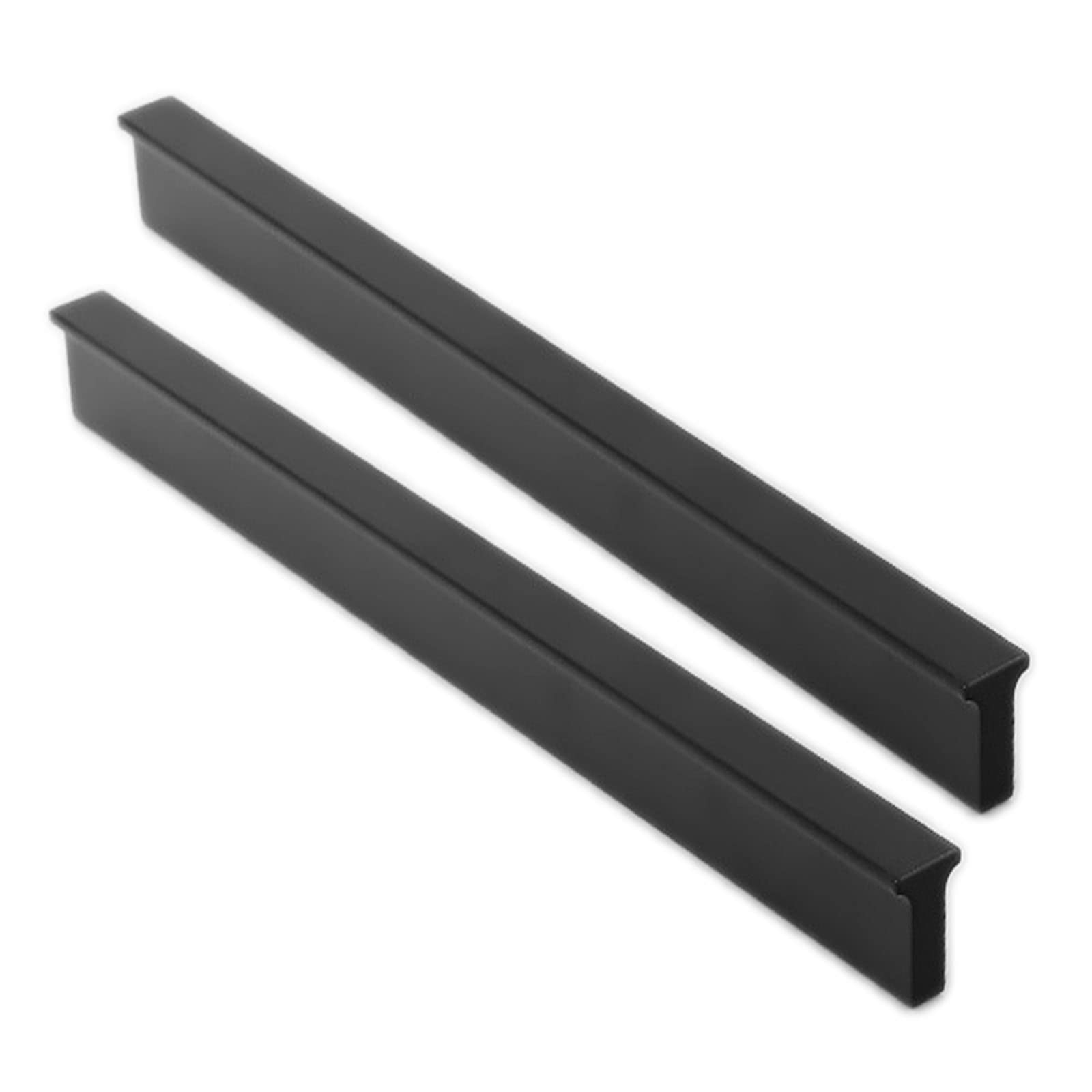 Zhijiaqian456 White,Black 2 Pack Black Kitchen Handle Cupboard Handles Bathroom Hardware Kitchen Cupboard Handles Kitchen Door Handles Dresser Drawer Handles Vintage Wardrobe Handles (320Mm)
