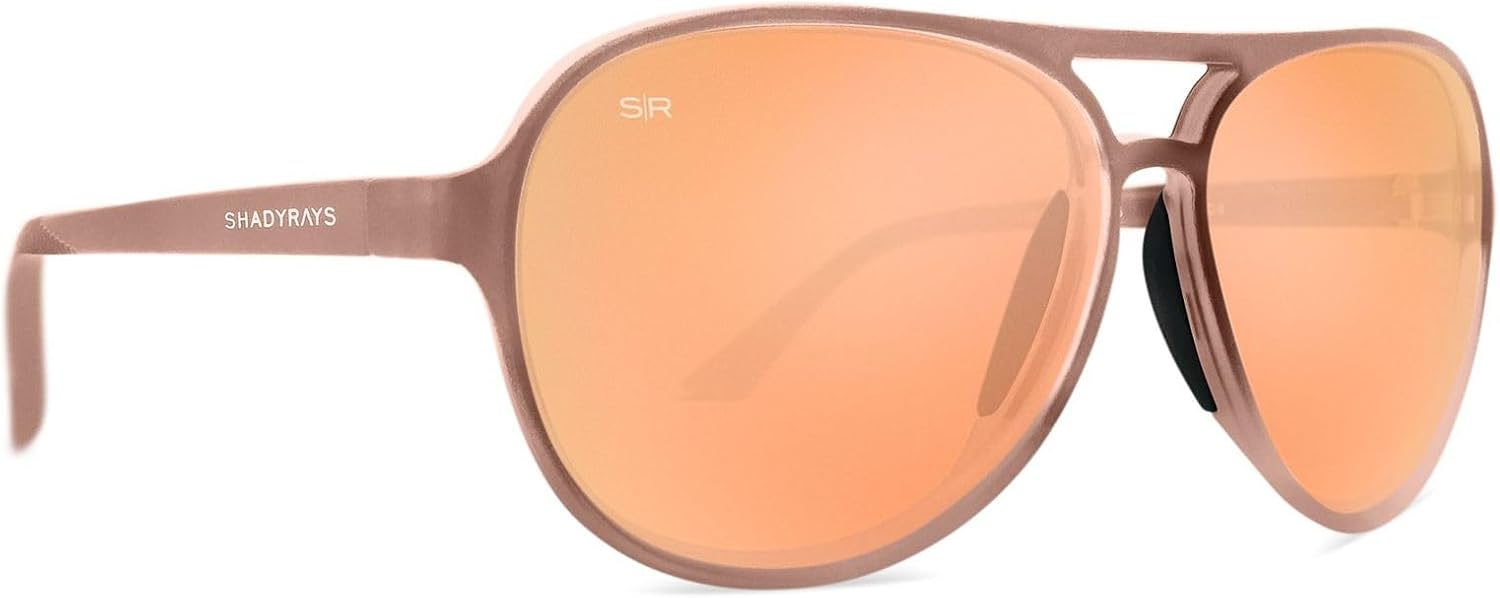 Shady Rays Aviator Crossover | Lightweight Aviator Polarized Sunglasses
