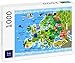 Lais Puzzle Mapa de Europa en alemán 1000 Piezas