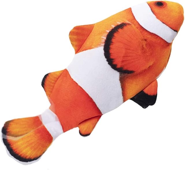 Floppy Fish Cat Toy - Cat Toys for Indoor Cats, 11" Interactive Catnip Toys for Cats, Realistic Plush Simulation Moving Fish Cat Toy, Washable, Perfect for Cats Kittens to Bite, Chew and Kick