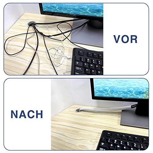 Palazen 3m Kabelschlauch Selbstschließend, 12-20mm Kabelkanal, Flexibel gewebter Kabelschutz zuschneidbar… – Ansicht 5