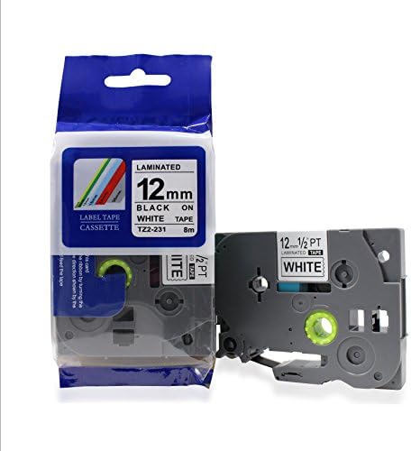 vhbw Beschriftungsband passend für Brother PT H107B, H108, H108GT