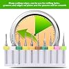 End Mill Set,Tungsten Carbide Steel PCB Engraving Bits Cutter Tools,1/8 Shank,10pcs 0.5/0.6/0.7/0.8/0.9/1.0/1.1/1.2/1.3/1.4mm