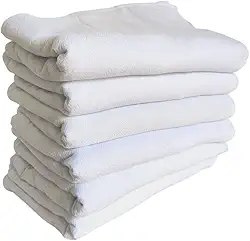 Jogo 12 Pano De Prato Liso Copa Cozinha Borda Pintar