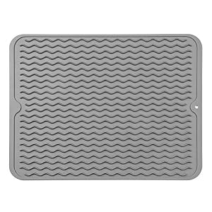Silicone Dish Drying Mat for Multiple...