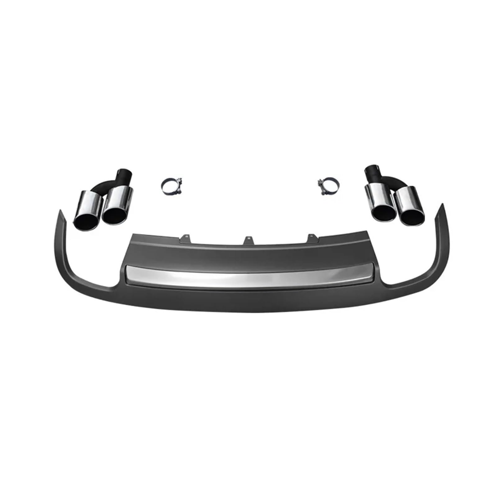 Difusor de escape trasero con salida incluida compatible con Audi A5 B8 2008-2011 8