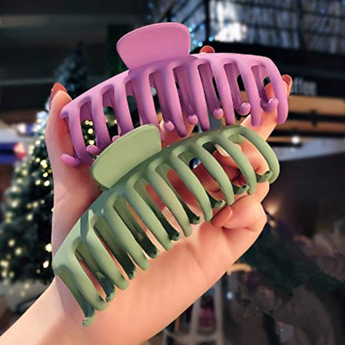 image for SUNCHARM Large Hair Claw Clip for Women, 4.3″ Jumbo Hair Clips Stron