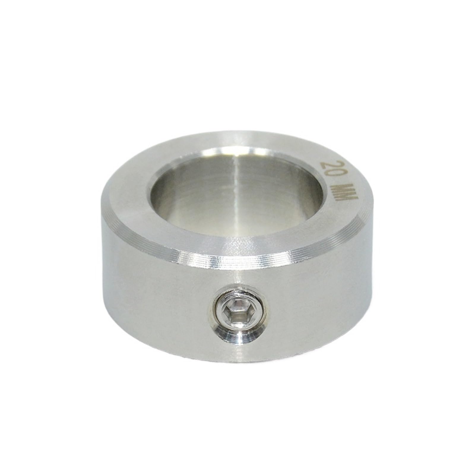 Anillo de retención del collarín del eje Collares de eje de tornillo de fijación de estilo de acero inoxidable macizo, anillo de retención de orificio, diámetro interior de 3-100mm(45-70-18 1pcs)