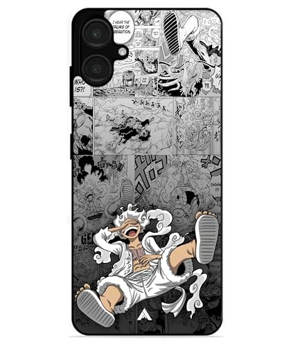 Image of Premium Anime 2 Case for Samsung Galaxy A06 (Glossy Finish) Soft-Touch Metal TPU Back Cover, Shockproof, Designer, Aesthetic Mobile Phone Case