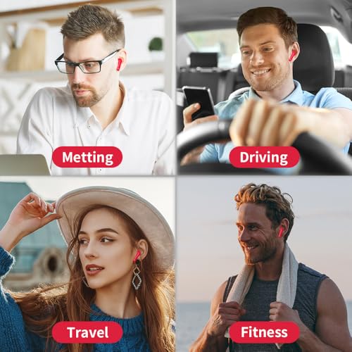 Miniatura 8 de Auriculares Inalámbricos, Bluetooth 5.3 Con Hd Micrófono Hifi Estéreo Pantalla Led, Reducción De Ruido, 13 Mm Controlador Dinámico,Ip7 Impermeable 36h Cascos