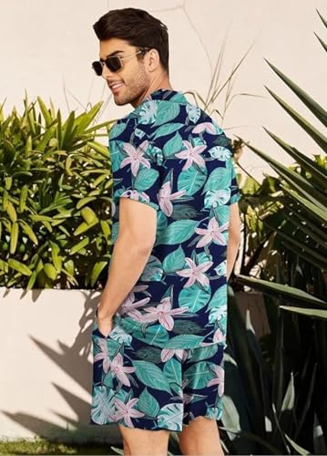 Image of OM SAI Creation Co Ord Set for Men | Night Suit | T-Shirt and Shorts Set for Man | Night Dress | Pyjama Set | Summer Wear | Lounge wear | Beach Outfit