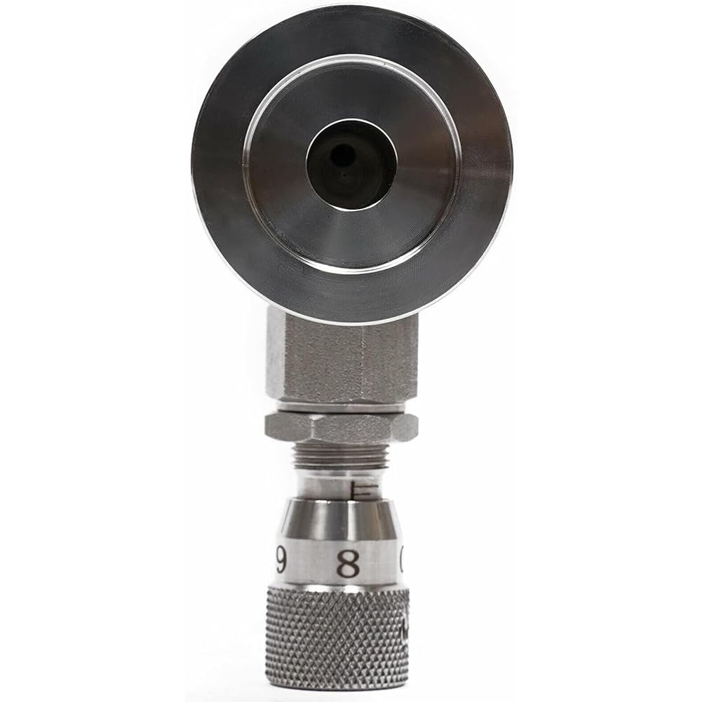 1 PC Válvula De Aislamiento De Vacío Acero Inoxidable 304 Racores para Tubo Microdosificación Válvula Reguladora De Caudal Regulador Fuelle Manual De Ángulo Recto para Agua Gasóleo