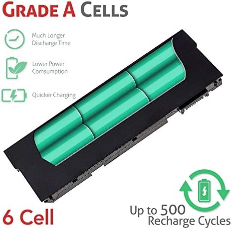BattPit Laptop Battery for Dell Latitude E5420 E5430 E5530 E6420 E6430 E6440 E6520 E6530 E6540 Vostro 3460 3560 T54FJ T54F3 8858X NHXVW PRRRF NHXVW 911MD 04NW9 M5Y0X - [6-Cell/4400mAh/49Wh]