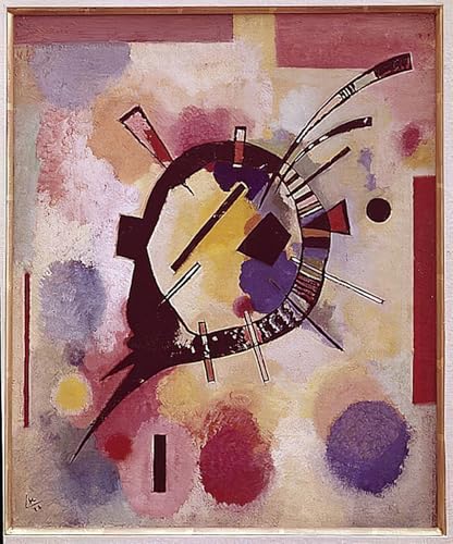 Lienzo Kandinsky Gelbe Mitte de 60x90cm para renovar paredes vacías