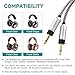 Focal Replacement Cable Compatible with Focal Elear, Elegia, Elex, Clear, Clear MG, Celestee, Stellia, Radiance Headphones, Replacement Audio Cable with 6.35mm Adapter, 4ft